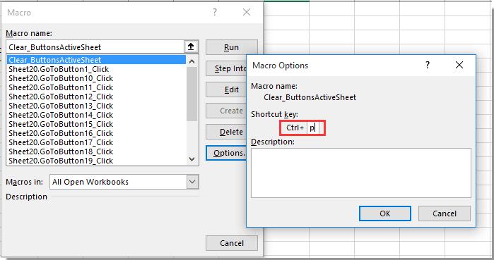 Hướng dẫn gán phím tắt cho Marco trong Excel